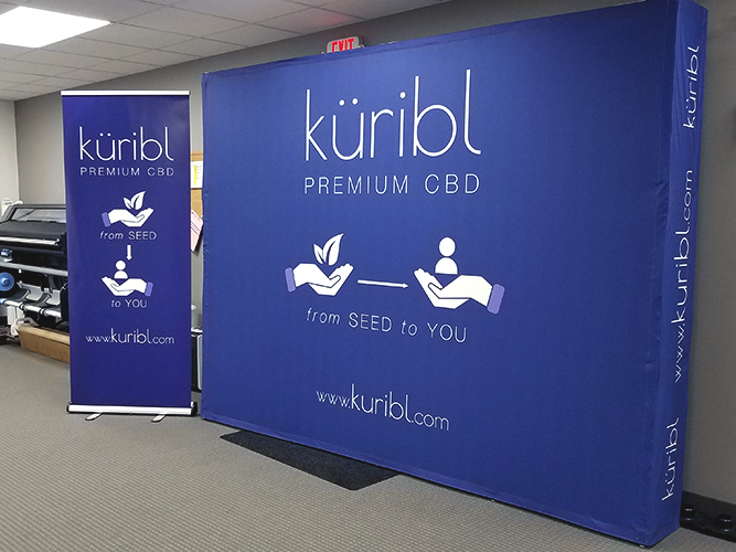 Trade Show Signage - Kuribl banner stand - Impression Signs and Graphics